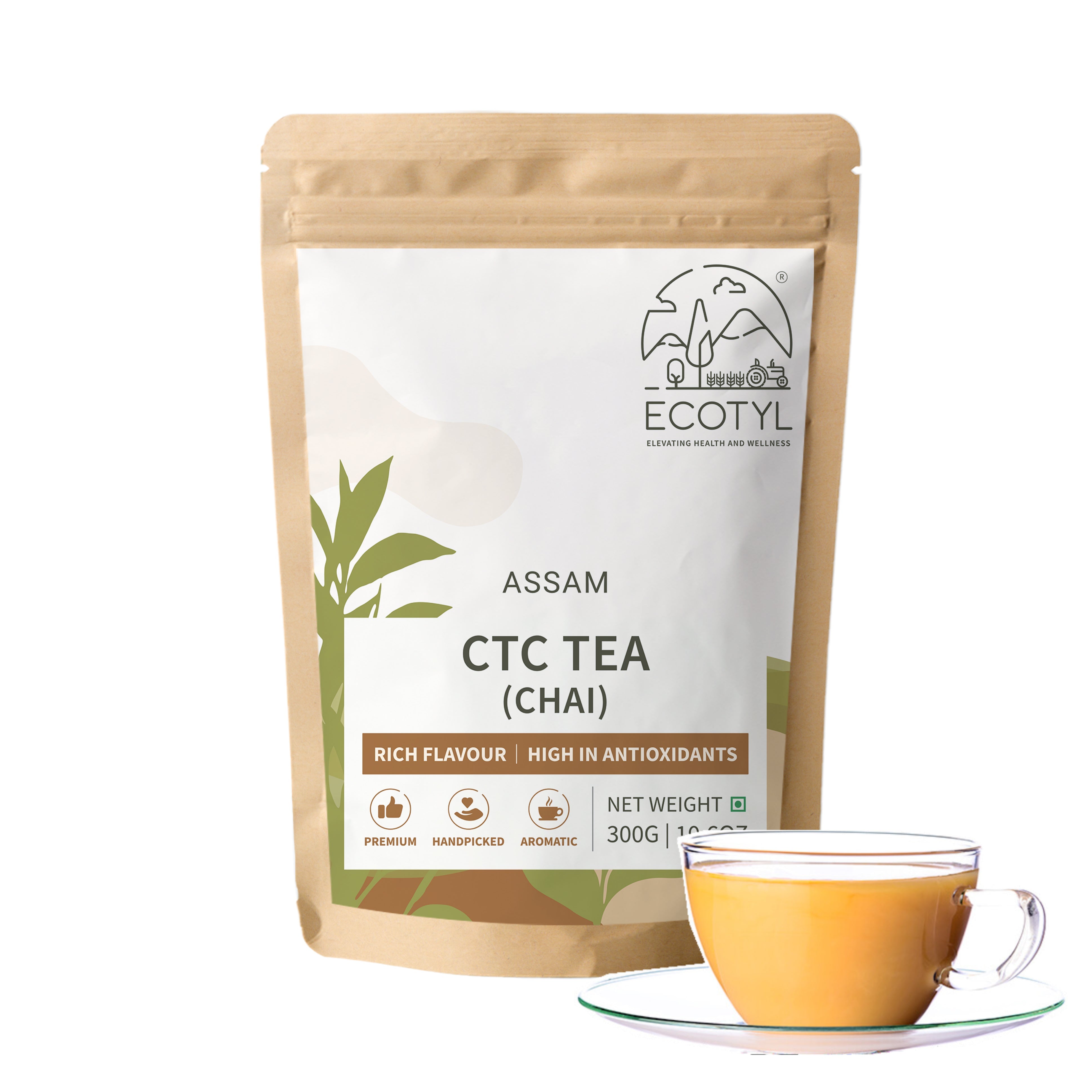 CTC Tea (Chai Patti) - Ecotyl - 100% Organic I Sustainable
