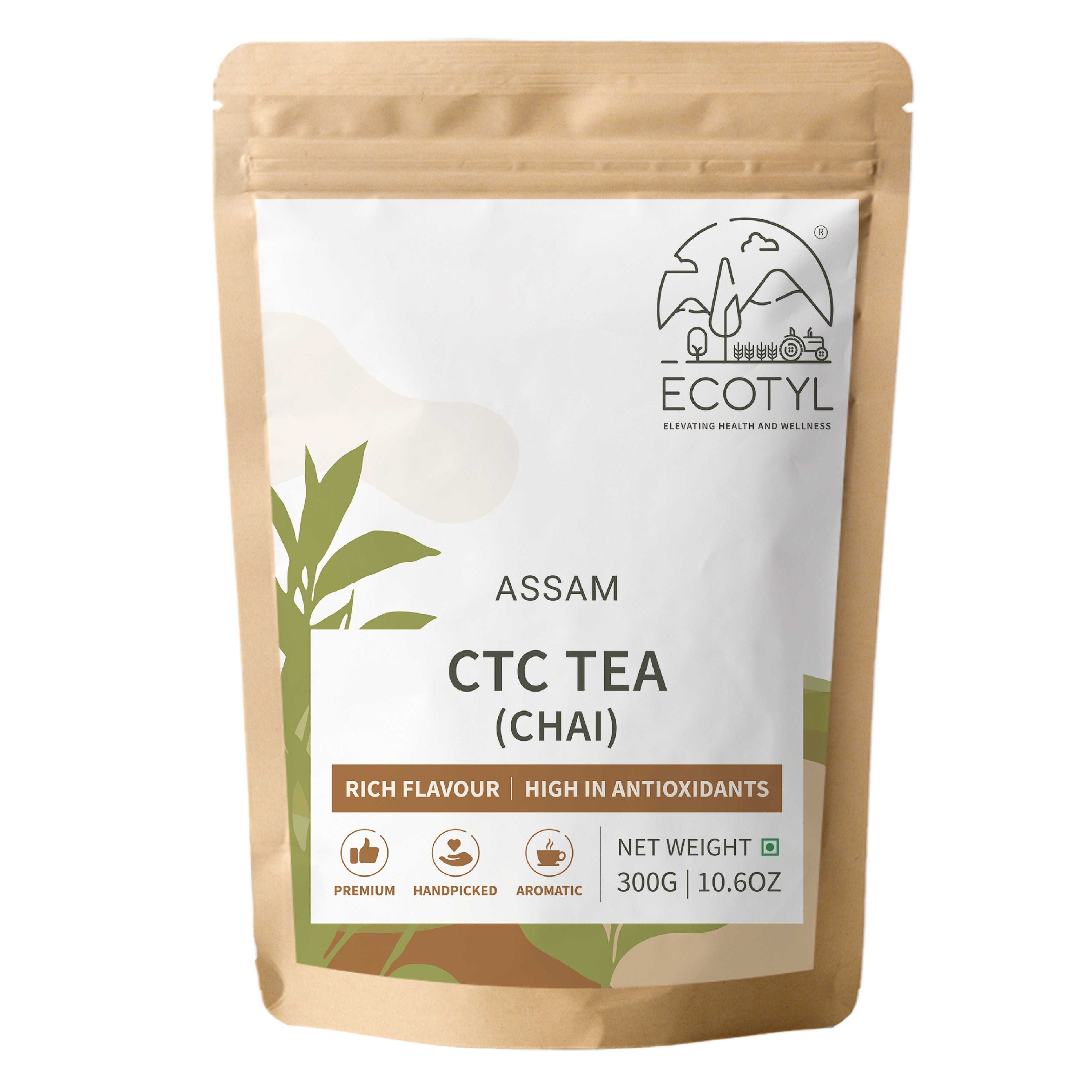 CTC Tea (Chai Patti) - Ecotyl - 100% Organic I Sustainable