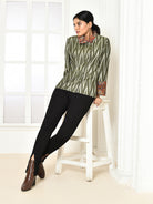Cara Ikkat cotton designer  jackets for women-4