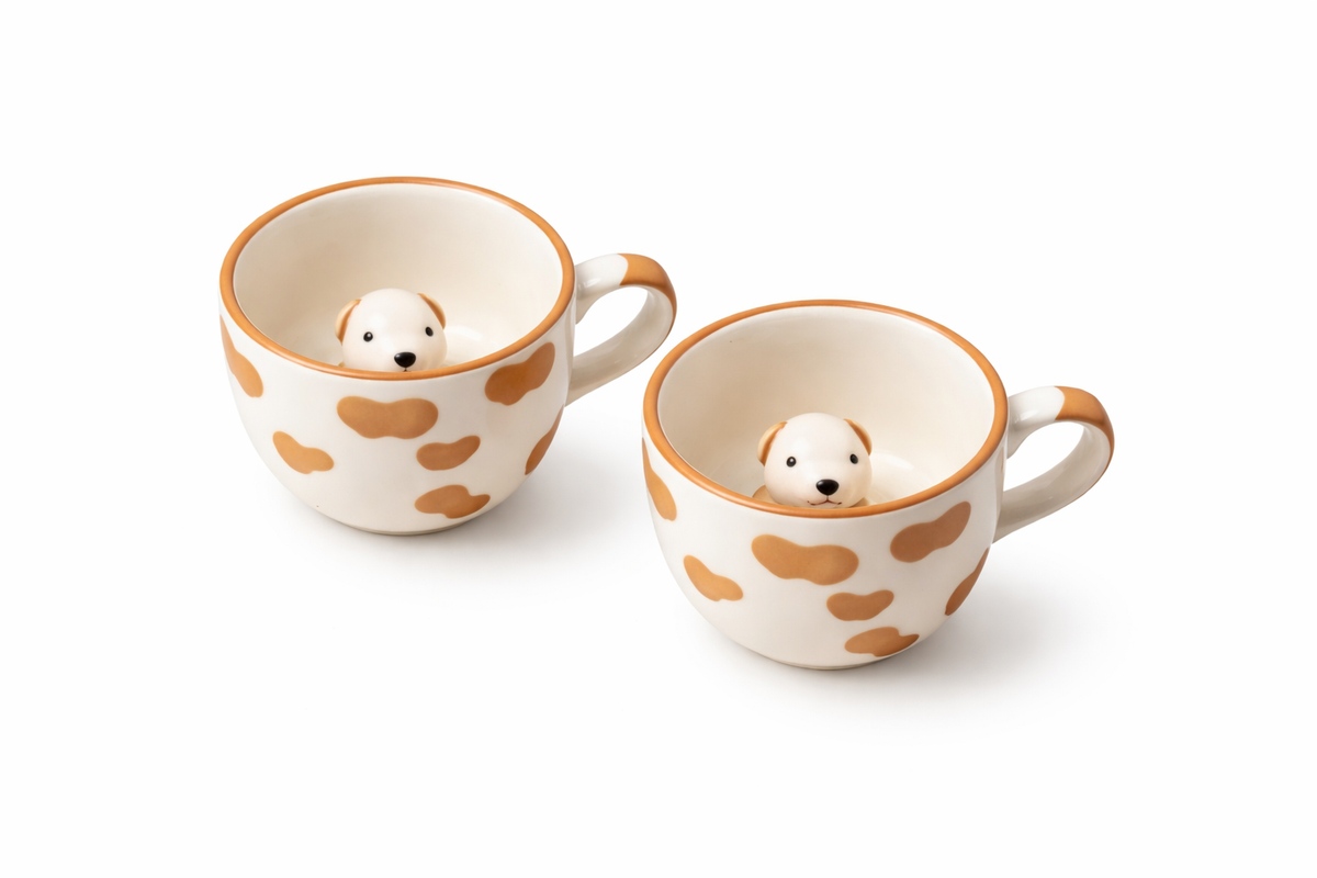 Doggo Mug | Cute Dog Ceramic Mug | Aesthetic Coffee Cup - https://artecasa.in/