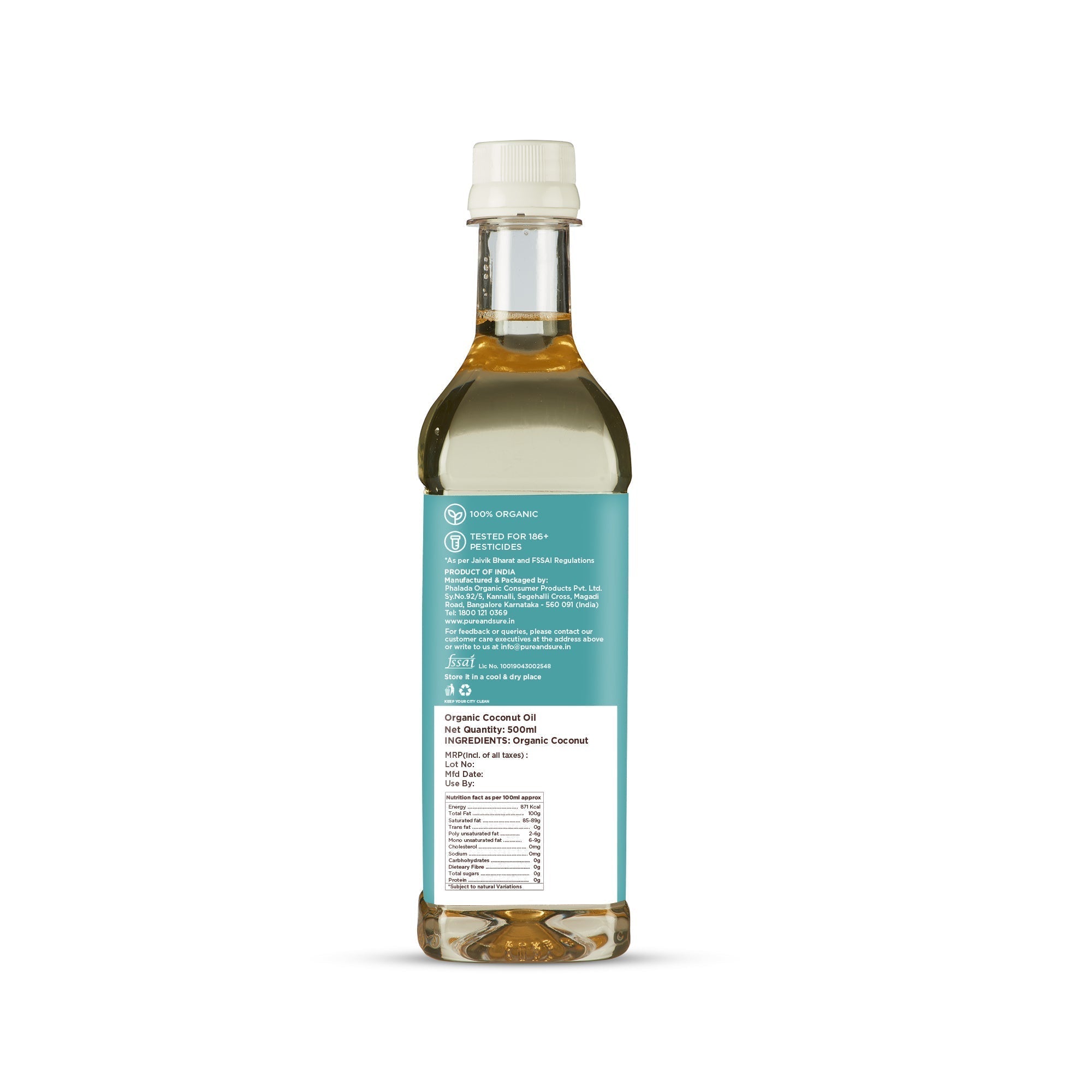 Cold Pressed Coconut Oil Nutrition