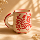 Rustic Ruby Jute Gift Basket | Red Mug & Shubh Labh Festive Hamper - https://artecasa.in/
