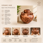 Charbagh Four-Handle Matka Decorative Vase - https://artecasa.in/