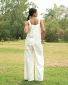 Meeraa Hand-Embroidered Jumpsuit – hand-embroidered 100% cotton – RASRA MAI