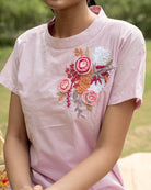Joi Hand-Embroidered Short Dress – hand-embroidered 100% cotton – RASRA MAI