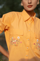 Ayessha Hand-Embroidered Shirt – hand-embroidered 100% cotton – RASRA MAI