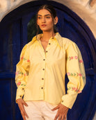 Deviinaa Hand-Embroidered Shirt – hand-embroidered 100% cotton – RASRA MAI