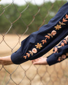 Navyaa Hand-Embroidered Shirt – hand-embroidered 100% cotton – RASRA MAI