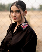 Myrra Hand-Embroidered Shirt – hand-embroidered 100% cotton – RASRA MAI