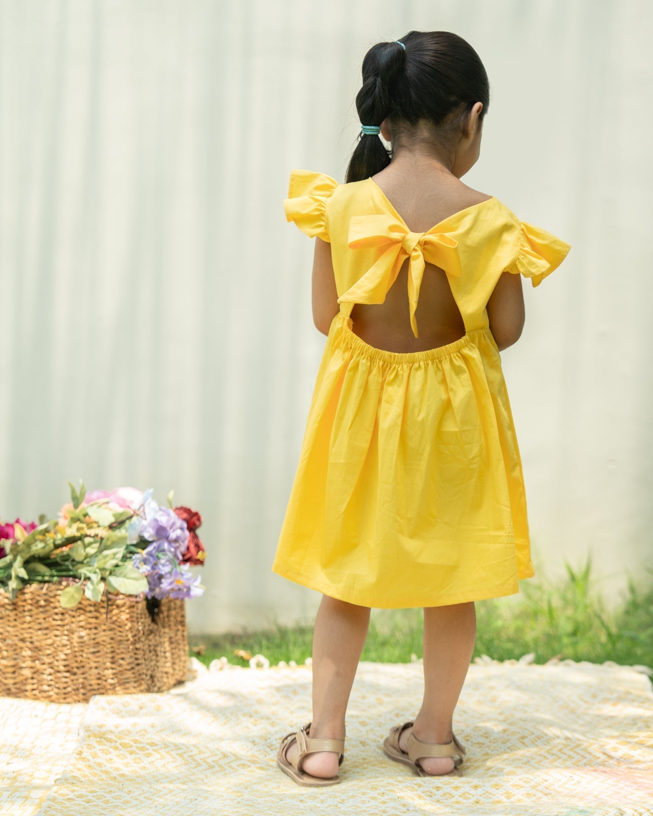 Neysa Hand-Embroidered Dress – hand-embroidered 100% cotton – RASRA MAI