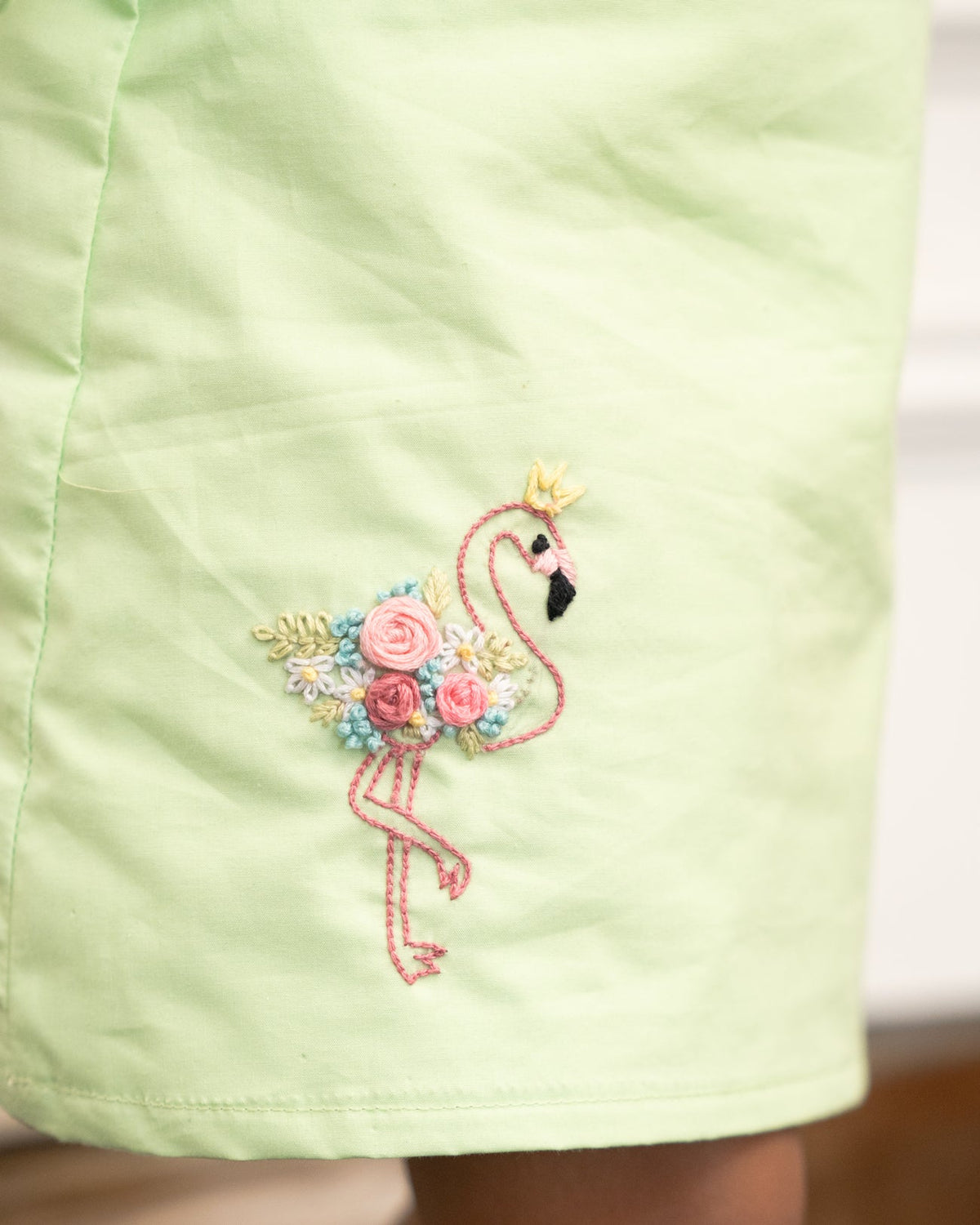 Raha Hand-Embroidered Dress – hand-embroidered 100% cotton – RASRA MAI