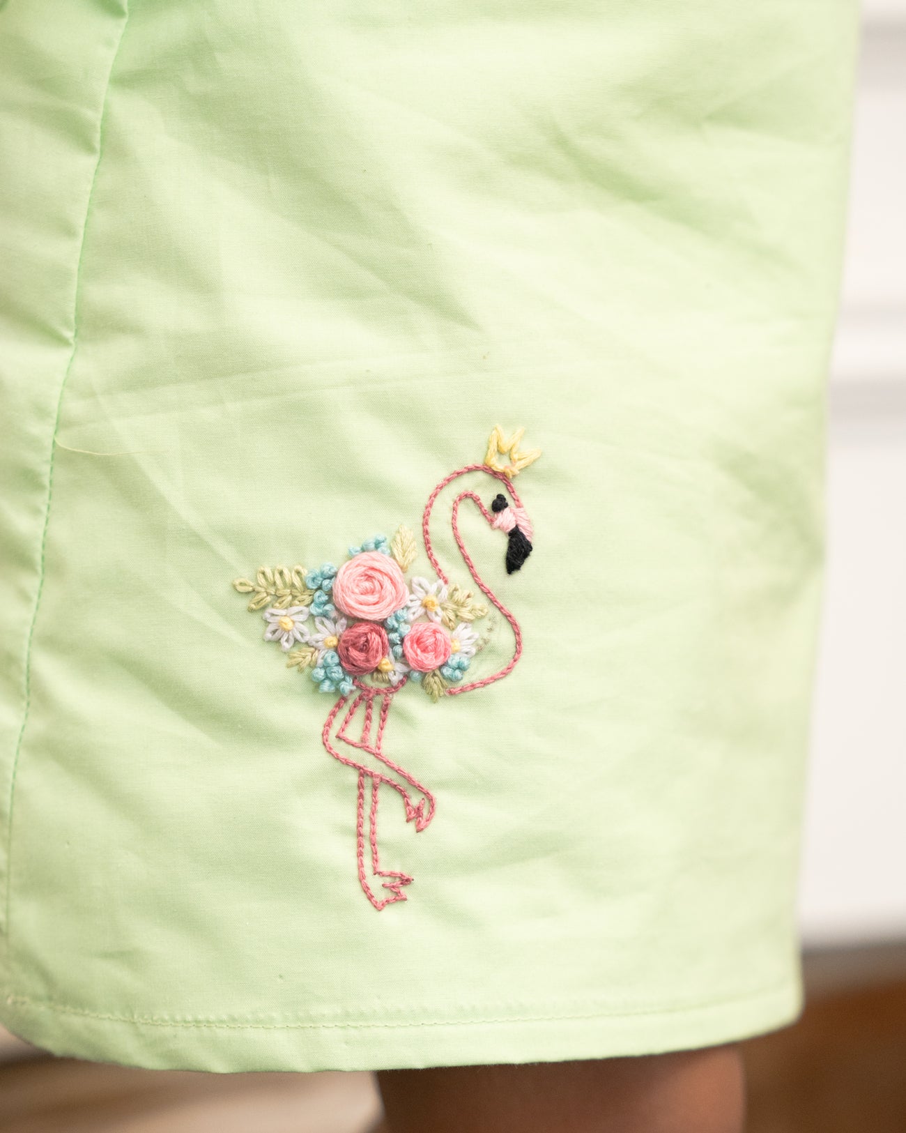 Raha Hand-Embroidered Dress – hand-embroidered 100% cotton – RASRA MAI