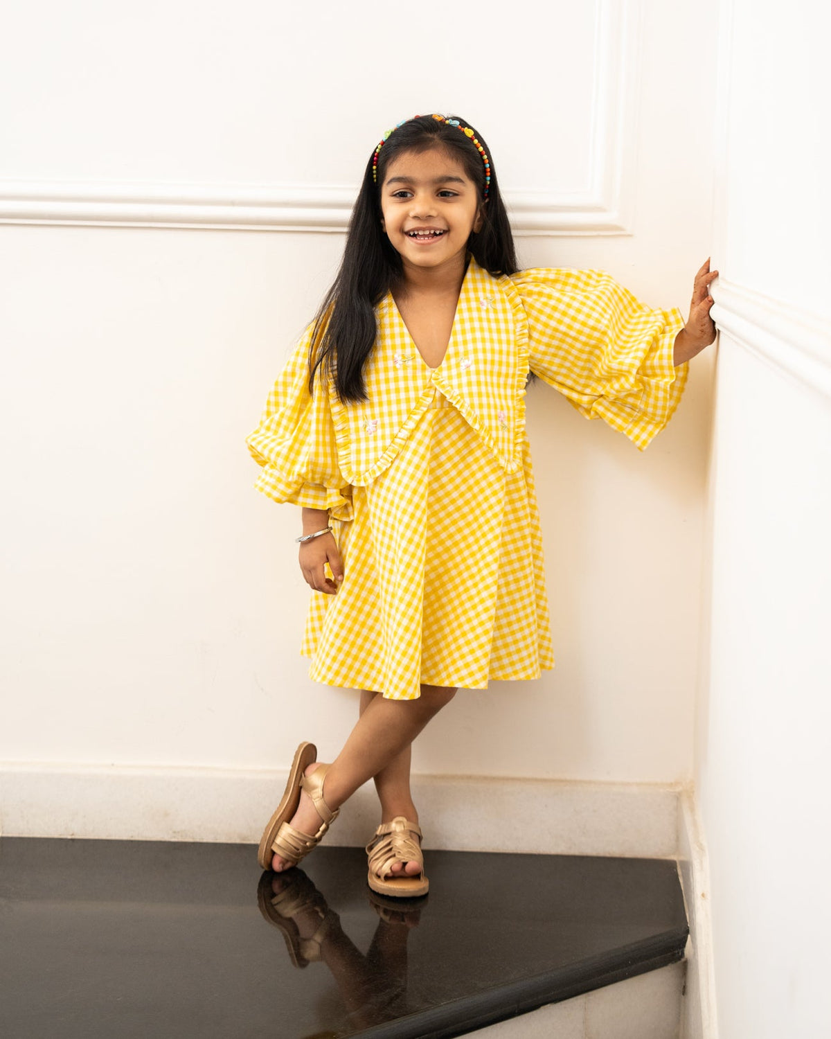 Ray Hand-Embroidered Dress – hand-embroidered 100% cotton – RASRA MAI