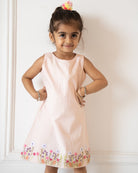 Tisya Hand-Embroidered Dress – hand-embroidered 100% cotton – RASRA MAI