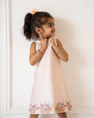 Tisya Hand-Embroidered Dress – hand-embroidered 100% cotton – RASRA MAI