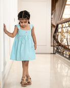 Lima Hand-Embroidered Dress – hand-embroidered 100% cotton – RASRA MAI