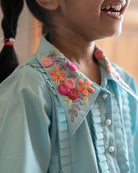 Rini Hand-Embroidered Dress – hand-embroidered 100% cotton – RASRA MAI