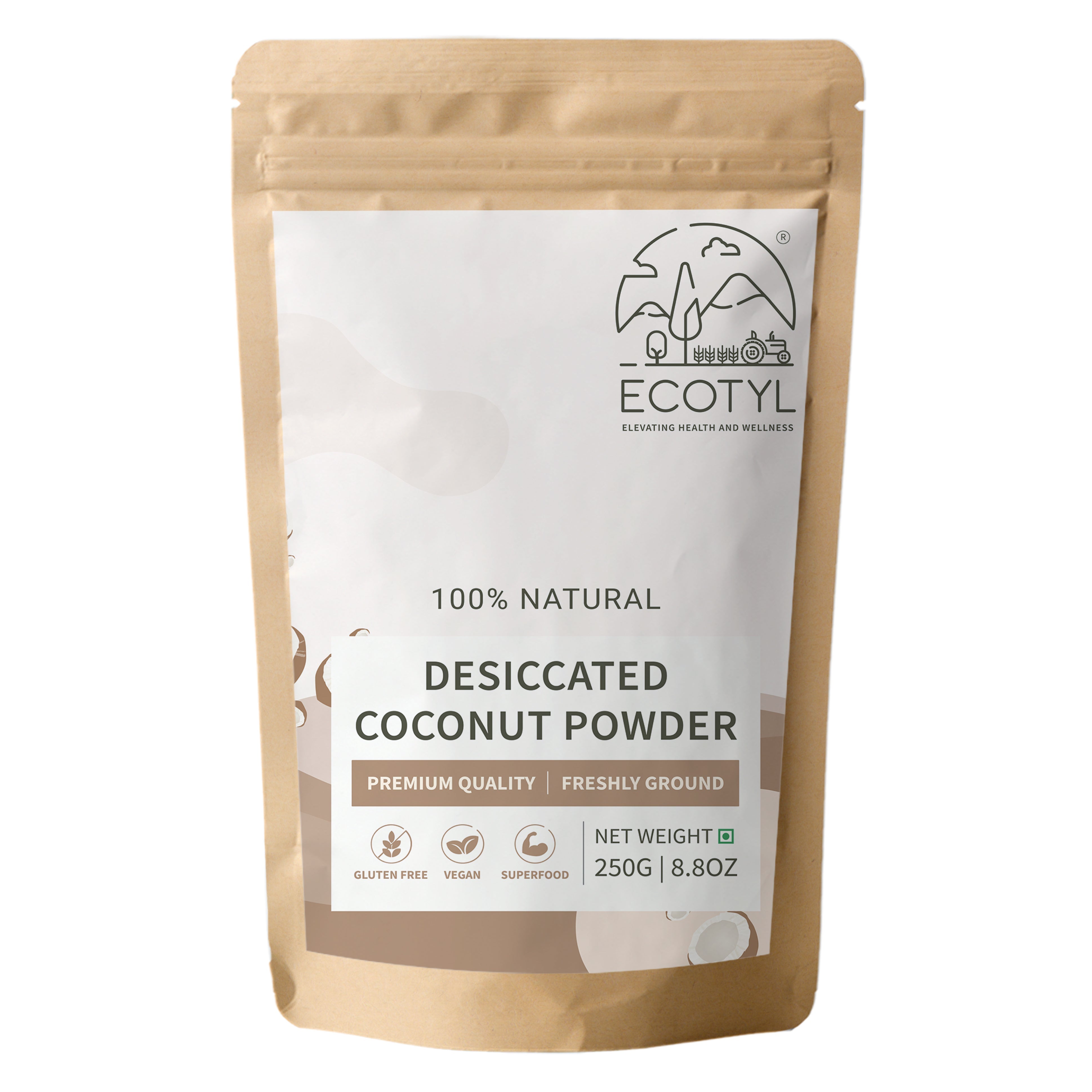 Desiccated Coconut Powder - Ecotyl - 100% Organic I Sustainable