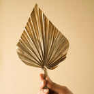 Golden Silver dual tone palm leaves - https://artecasa.in/