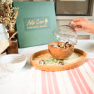 Chic glass dome server - https://artecasa.in/