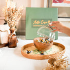 Chic glass dome server - https://artecasa.in/