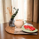 Tulip charm cup saucer-white - https://artecasa.in/