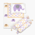 Crib bedding set - Oranges and Lemons