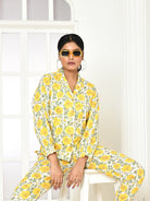 Elaura Handprinted women's cotton shirt-1