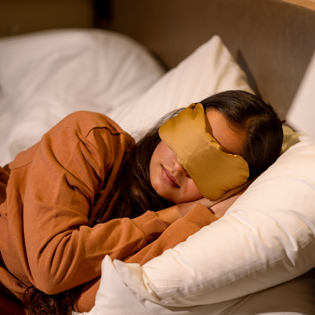 Fight Poor Sleep Quality with all natural aromatherapy eye mask 