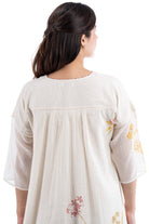 Hana Dress Botanical Print Dharan Bouquet of Love Daywear Placement Print