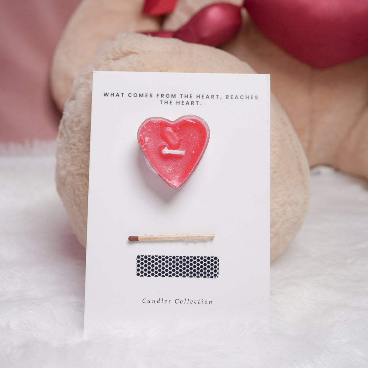 Wooden Heart Candle – Natural Romantic Candle Décor | Artecasa - https://artecasa.in/