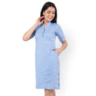 Hemp Denim Blue Dress