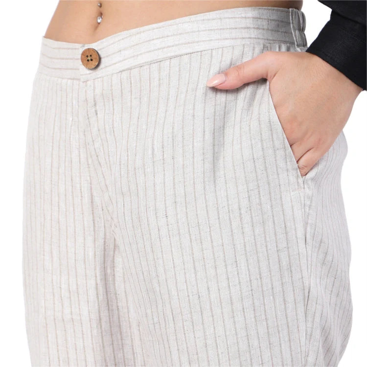Hemp Striped Lounge Pants