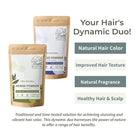 Ecotyl Hair Colour Combo - Henna Powder and Indigo Powder - Ecotyl - 100% Organic I Sustainable