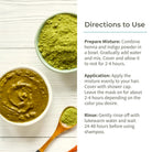 Ecotyl Hair Colour Combo - Henna Powder and Indigo Powder - Ecotyl - 100% Organic I Sustainable