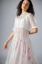 Anantha-Silk Kota Anarkali with Hand embroidered chindi pants-bihart