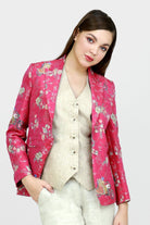 Dove - Woman linen vest adamleaves