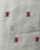 Soft and Comfortable Durga Puja Navaratri Red and White Handloom Cotton Saree Collection