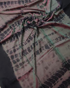 Soft and Comfortable Mulmul Cotton festive colour balck brown maroon green  Shibori Saree