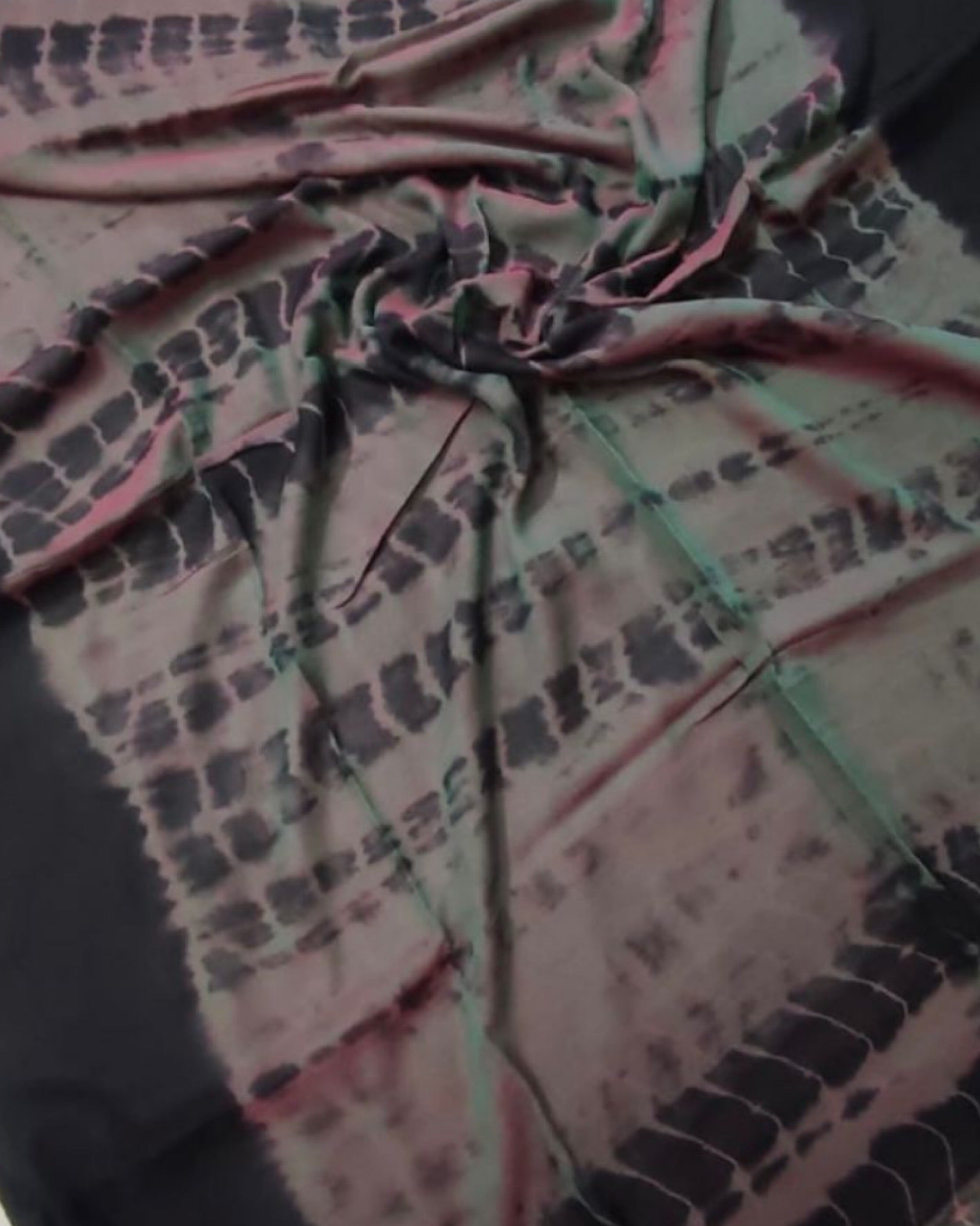 Soft and Comfortable Mulmul Cotton festive colour balck brown maroon green  Shibori Saree