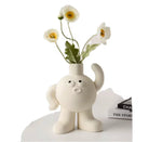 Big feet Flower vase scratching the head - https://artecasa.in/