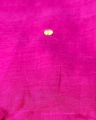 Soft and Comfortable mulmul cotton saree in rani pink shade with golden sequin emblishment for festive or party wear at reasonable price