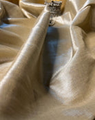 Viral Comfortable tissue saree in golden and silver tones for festive or party wear at reasonable price