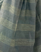 Cyan green - Gray Bhagalpuri handloom saree new collection