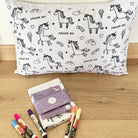 DIY Doodle Art Pillow Covers - Dream Big - Oranges and Lemons