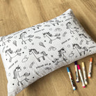 DIY Doodle Art Pillow Covers - Dream Big - Oranges and Lemons