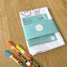 DIY Doodle Art Pillow Covers - Be Wild - Oranges and Lemons