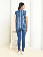 juno ajrakh printed jacket -2