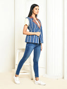 juno ajrakh cotton jacket women-5