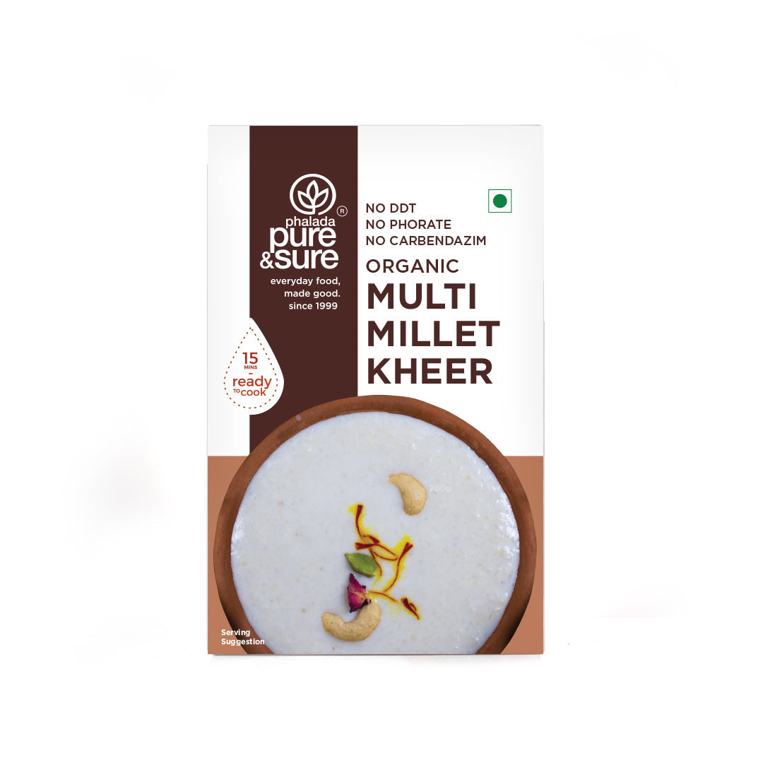Phalada Pure and Sure Organic Multi Millet kheer Front